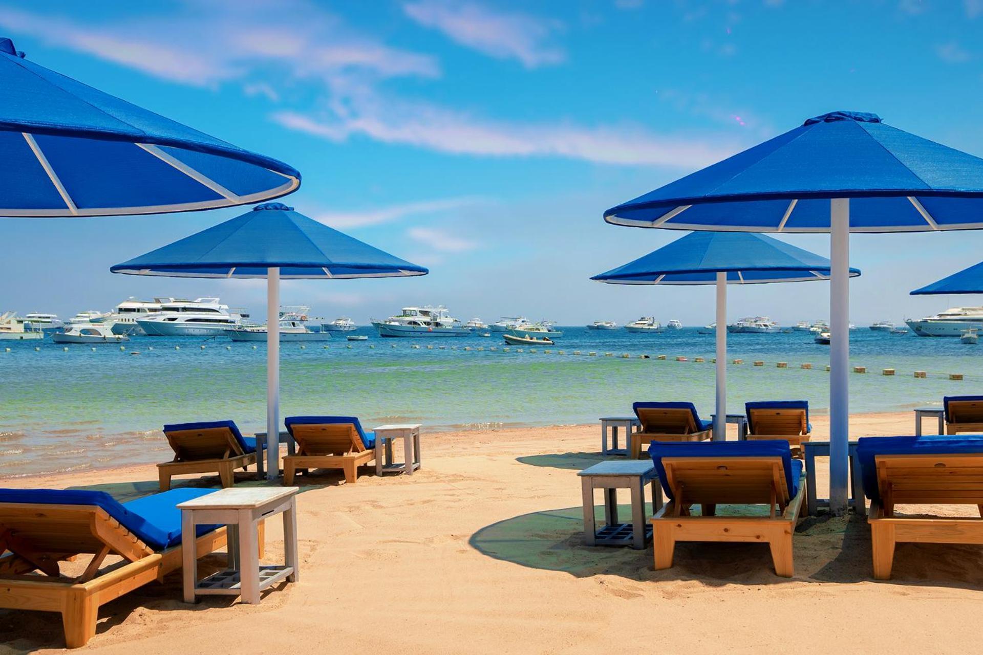 Pickalbatros Blu Spa Resort - Adults Friendly 16 Years Plus- Ultra All-Inclusive フルガダ エクステリア 写真 Beach at the InterContinental